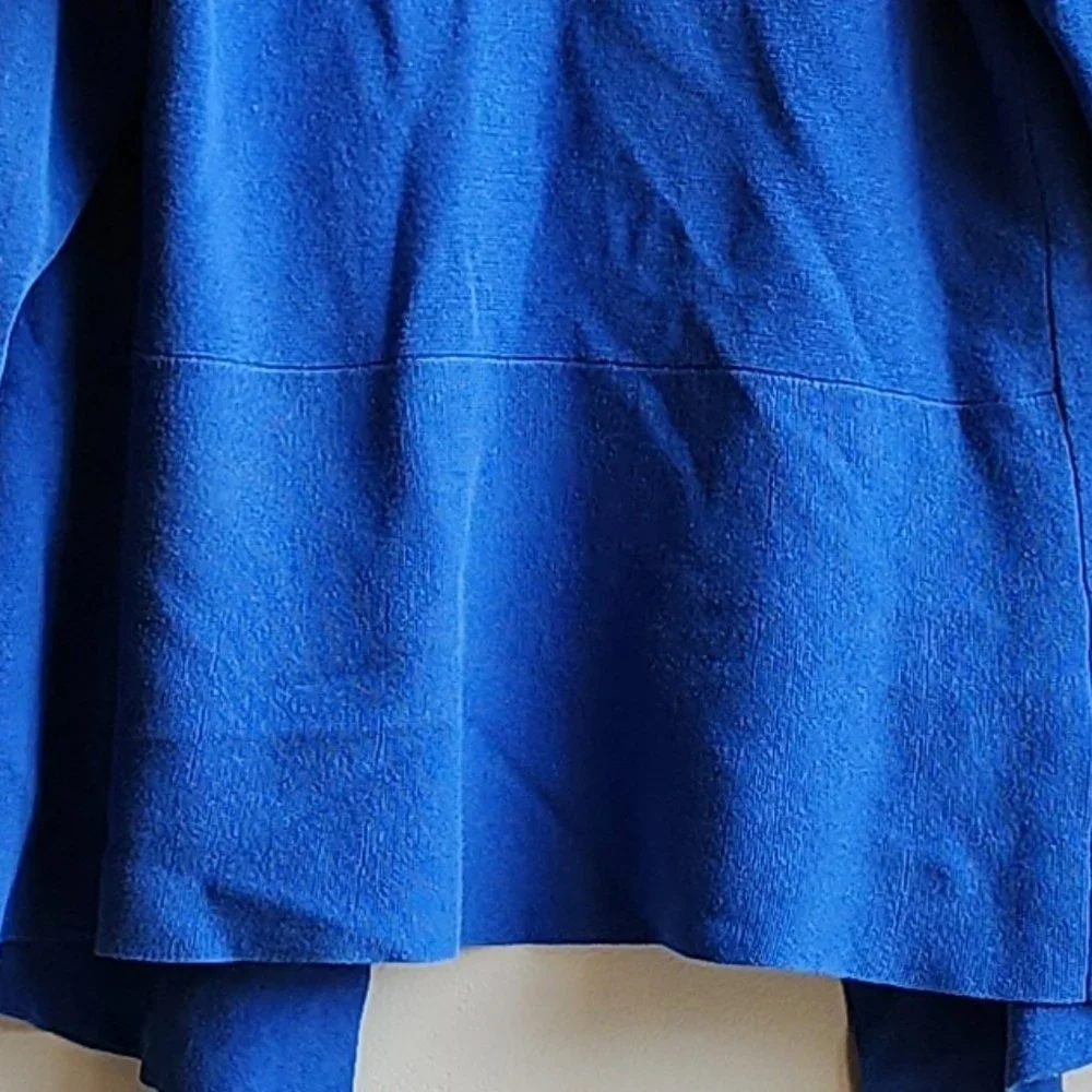 Talbots Cobalt Blue Open Cardigan Size Petite Small